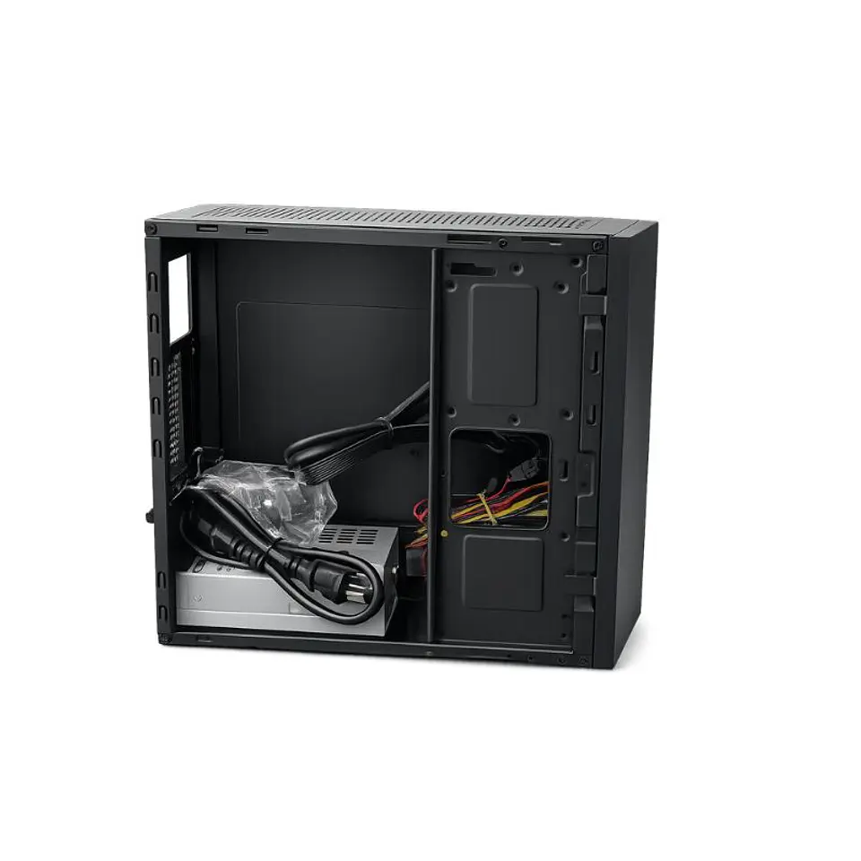 Gabinete ESGAMING SLIM J01 Mini Tower M-ATX/ITX con Fuente 650W 3