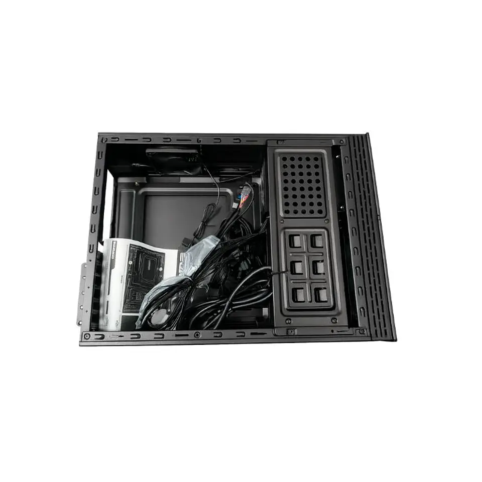 Gabinete ESGAMING SLIM 103E Micro ATX/ITX con Fuente 750W 4