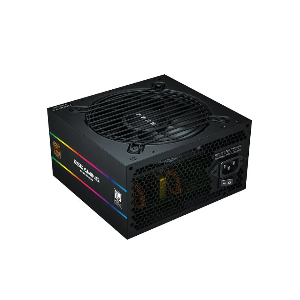 Fuente de Poder ESGAMING ES-RGB650W ATX 650W 80 Plus Bronze 2