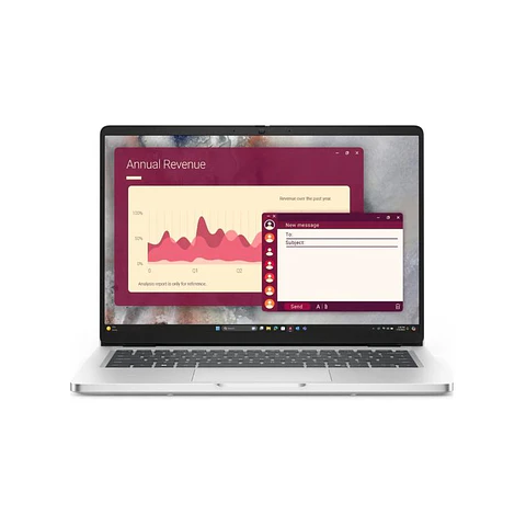 Notebook Dell Pro 14 PC14250 14" FHD+ Intel Core Ultra 5 235U vPro 16GB DDR5 512GB SSD Windows 11 Pro