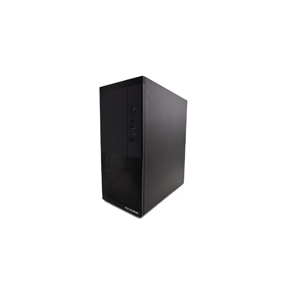 Gabinete ESGAMING NB20 M-ATX Torre Negro con Fuente 650W 1