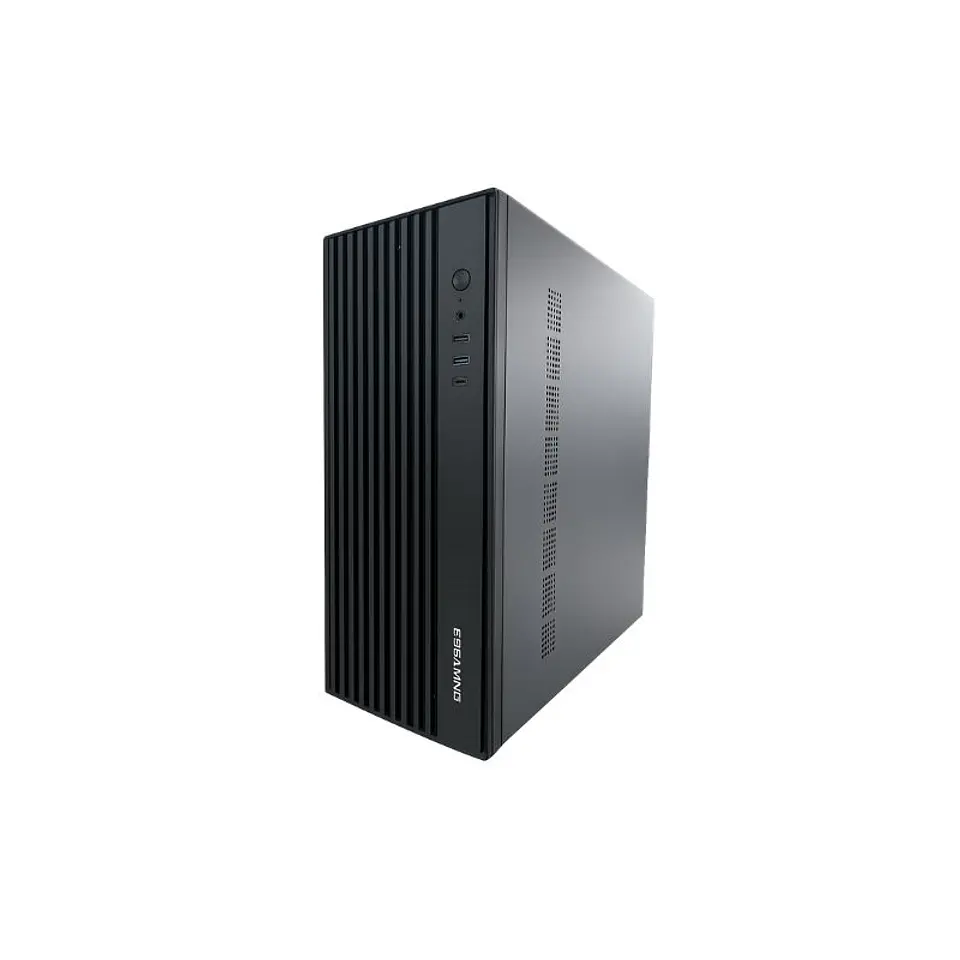 Gabinete ESGAMING AX12 ATX Workstation Negro con Fuente 750W 1