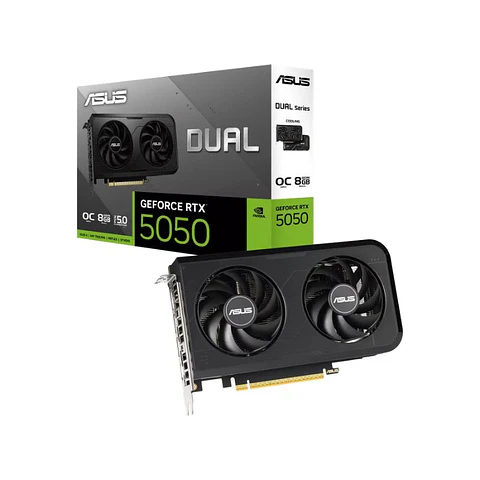 Tarjeta de Video ASUS Dual GeForce RTX 5050 OC 8GB GDDR6