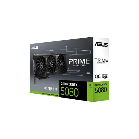 Tarjeta de Video ASUS Prime GeForce RTX 5080 OC 16GB GDDR7