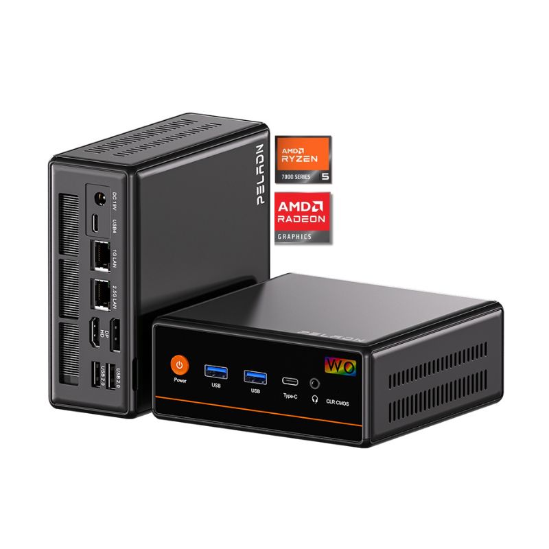 Mini PC Peladn WO4 Ryzen 5 7640HS 16GB 512GB | TENSEI PC