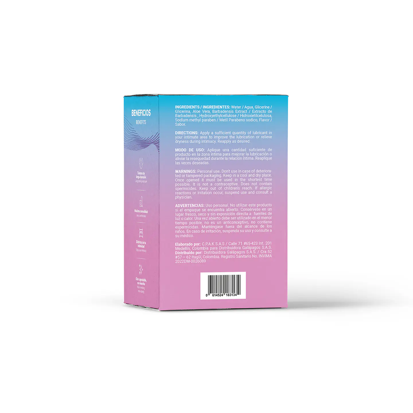LUBRICANTE CHICLE ELIXIR  4
