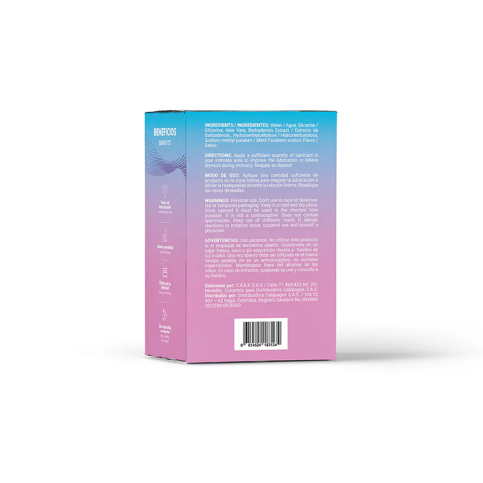 LUBRICANTE CHICLE ELIXIR  4