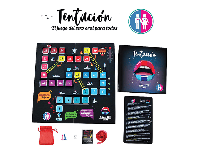 Tentación - Juego de Mesa Hetero, Gay y Lesbi