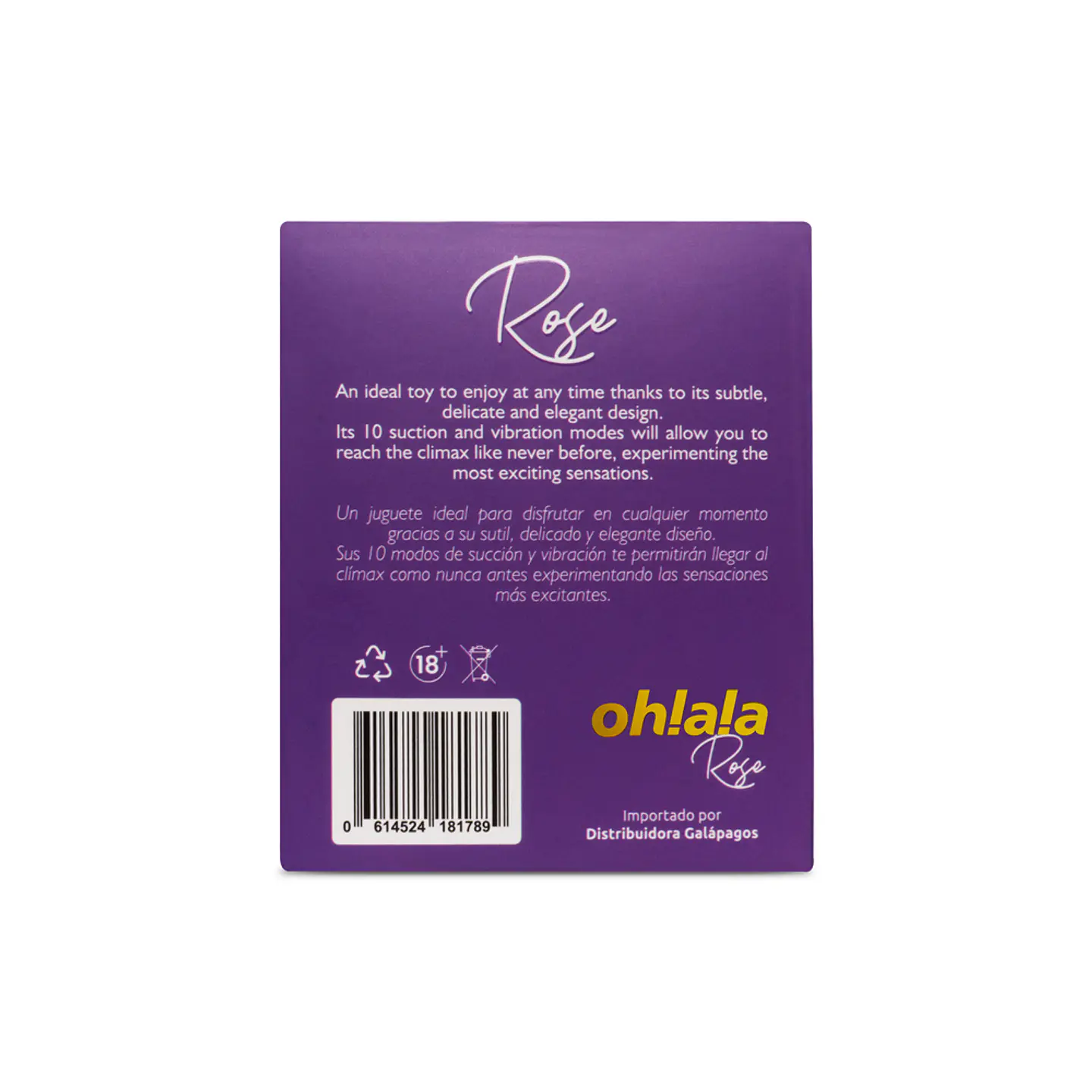 VIBRADOR OHLALA - ROSE  9