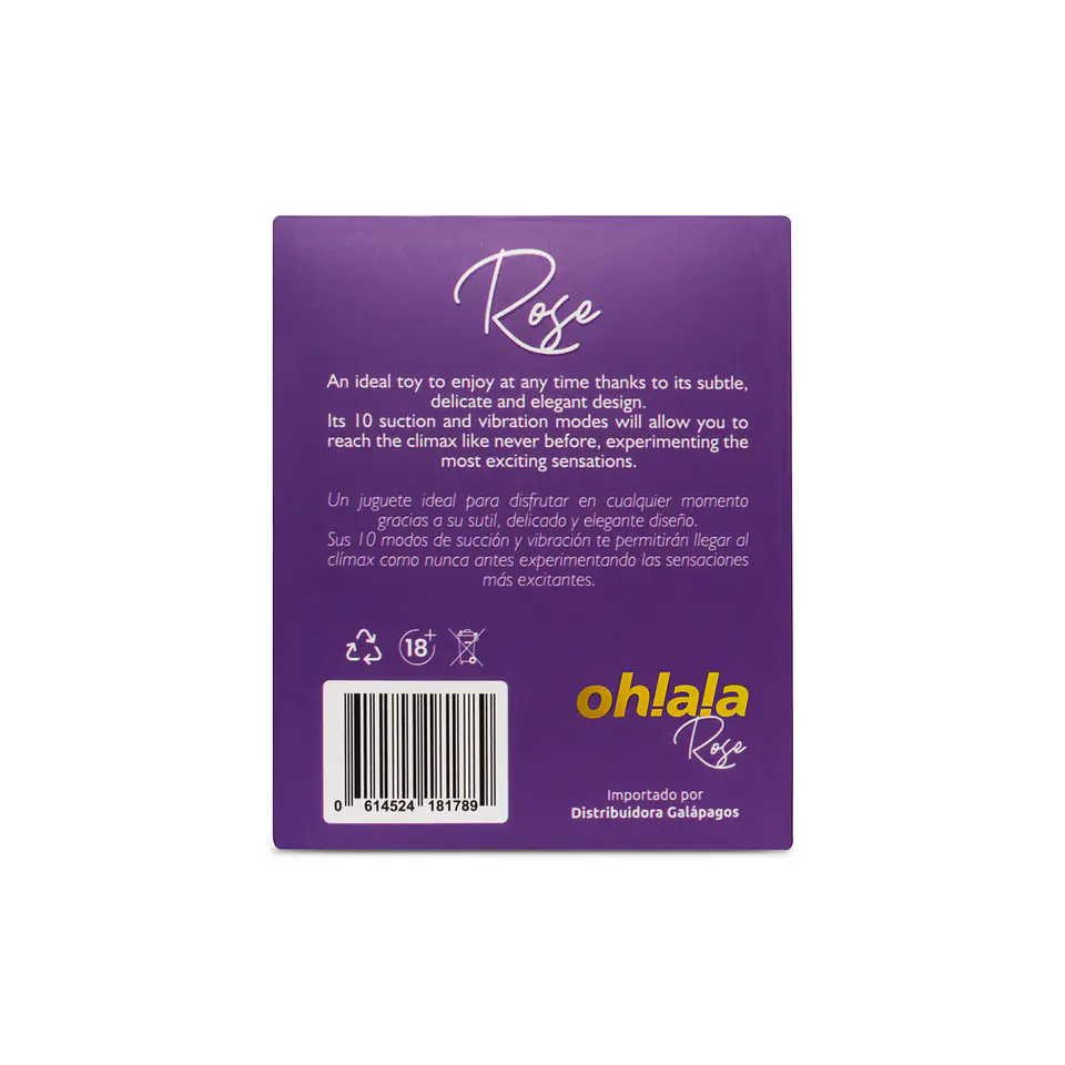 VIBRADOR OHLALA - ROSE  9