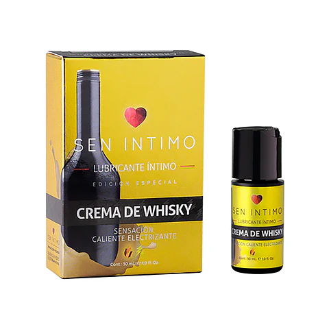 LUBRICANTE CREMA DE WHISKY SENSACION CALIENTE ELECTRIZANTE