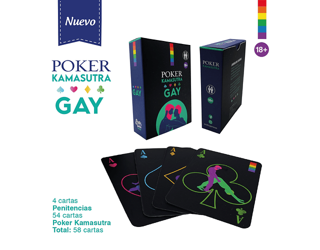 Juego de Cartas Kamasutra Gay