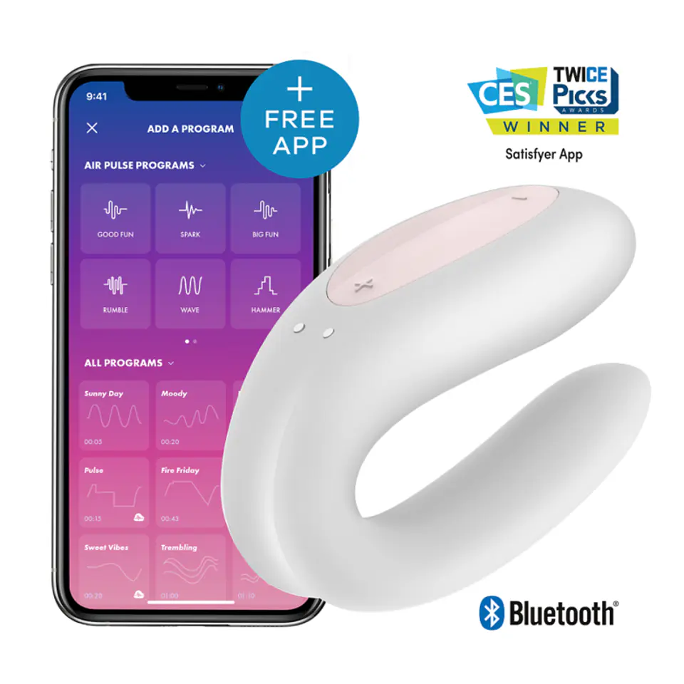 SATISFYER - DOUBLE JOY + APP (BAJO PEDIDO)  21