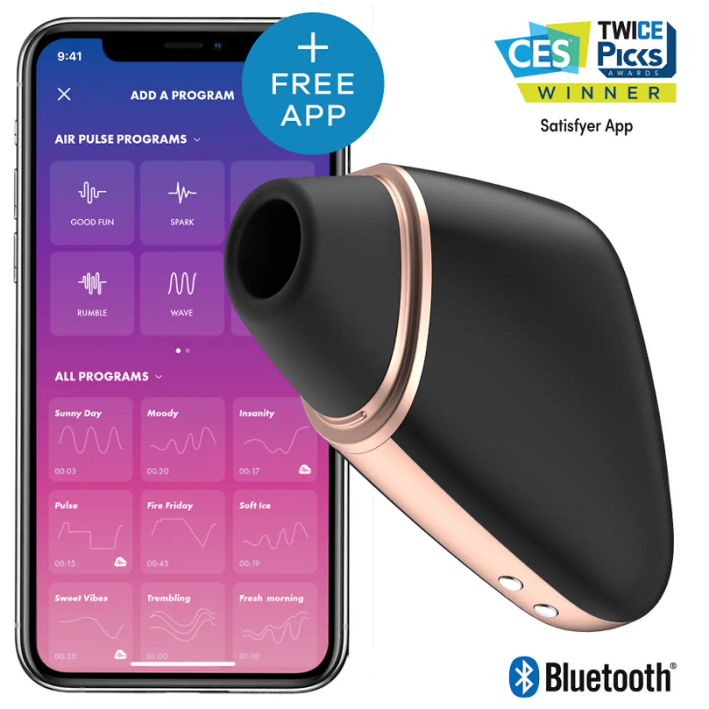 SATISFYER - LOVE TRIANGLE APP (BAJO PEDIDO)  3