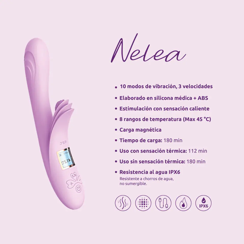 VIBRADOR DOBLE NELEA 4