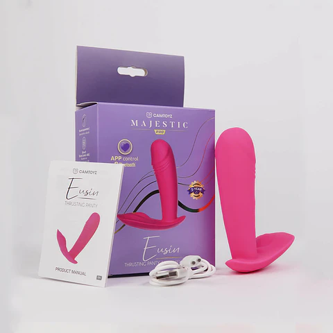 VIBRADOR PARA PANTY CON PENETRADOR CAMTOYZ - EUSIN APP 