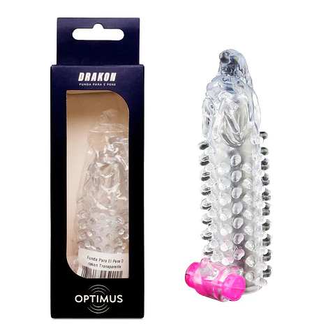FUNDA PARA EL PENE CON VIBRACIÓN - DRAKON 