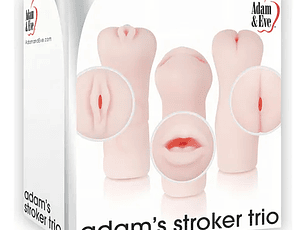 Adam's stroker trio, Mastubadora Masculina Por 3