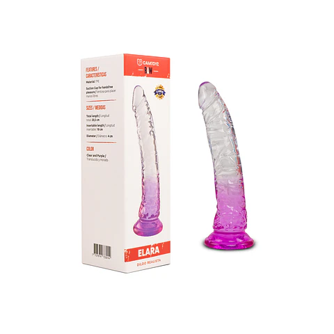 DILDO TRANSPARENTE - ELARA