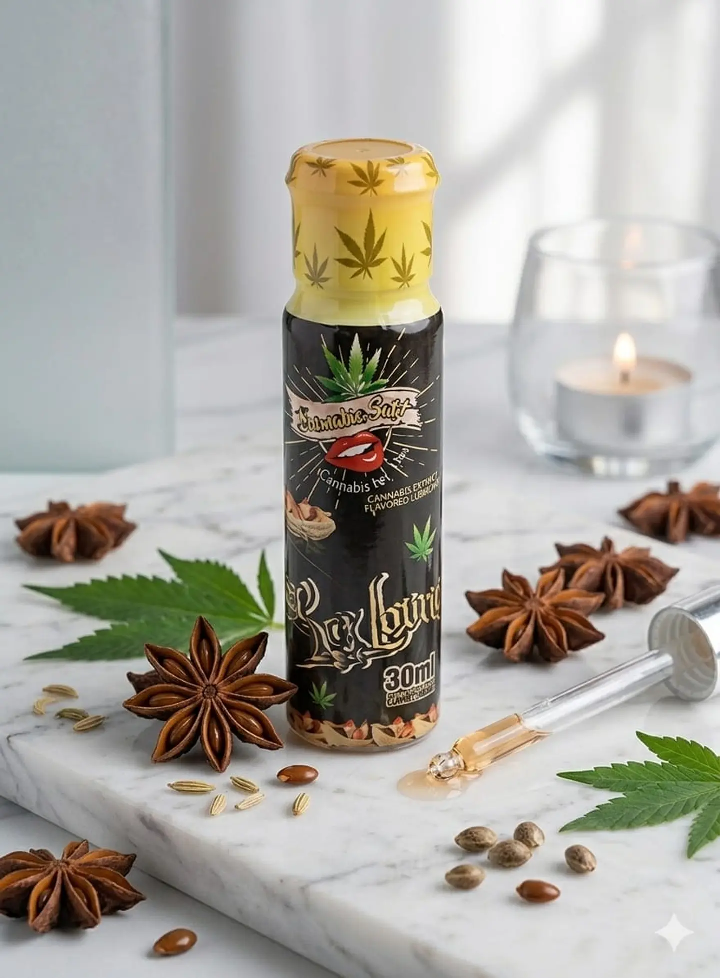 ACEITE PARA MASAJES SEX LOVE CANABIS - ANIZ  1
