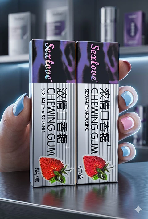 CHICLES AUMENTADOR LIBIDO SEXUAL - CAJA X 5