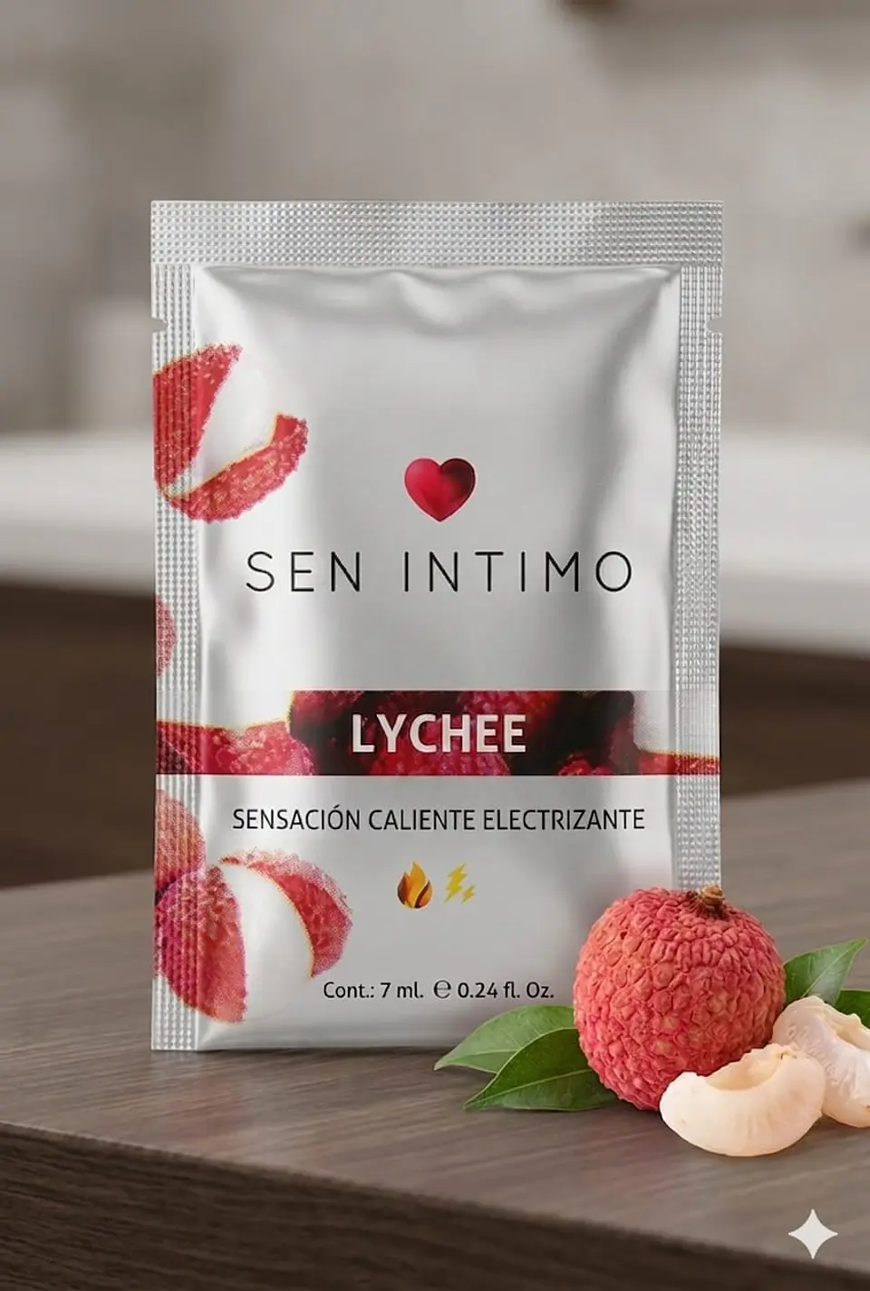 SACHET LUBRICANTE LYCHEE ELECTRIZANTE  1