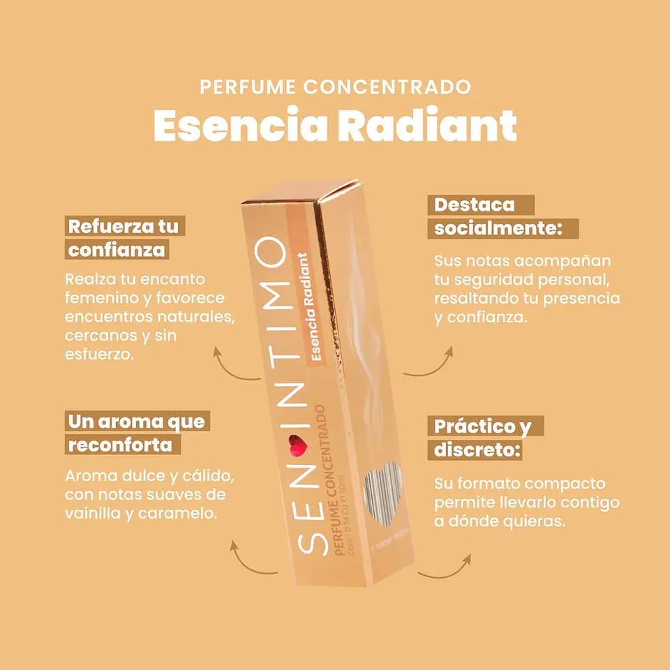 PERFUME CON FEROMONAS SEN INTIMO - RADIANT 2