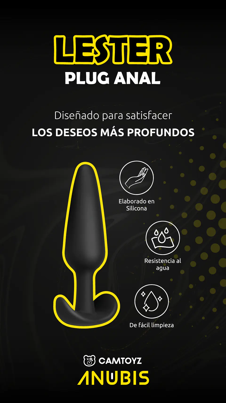PLUG ANAL ANUBIS CAMTOYZ - LESTER 3