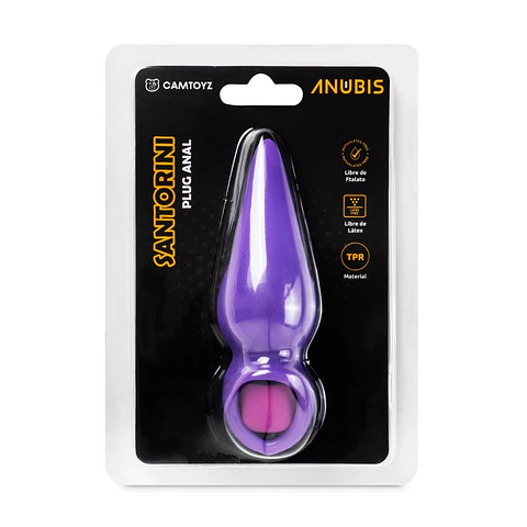 PLUG ANAL CON VIBRACIÓN CAMTOYZ - SANTORINI 