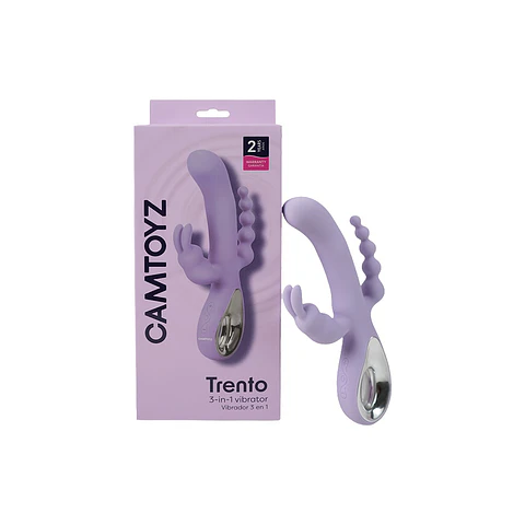 VIBRADOR TRIPLE ESTIMULACÓN - TRENTO 