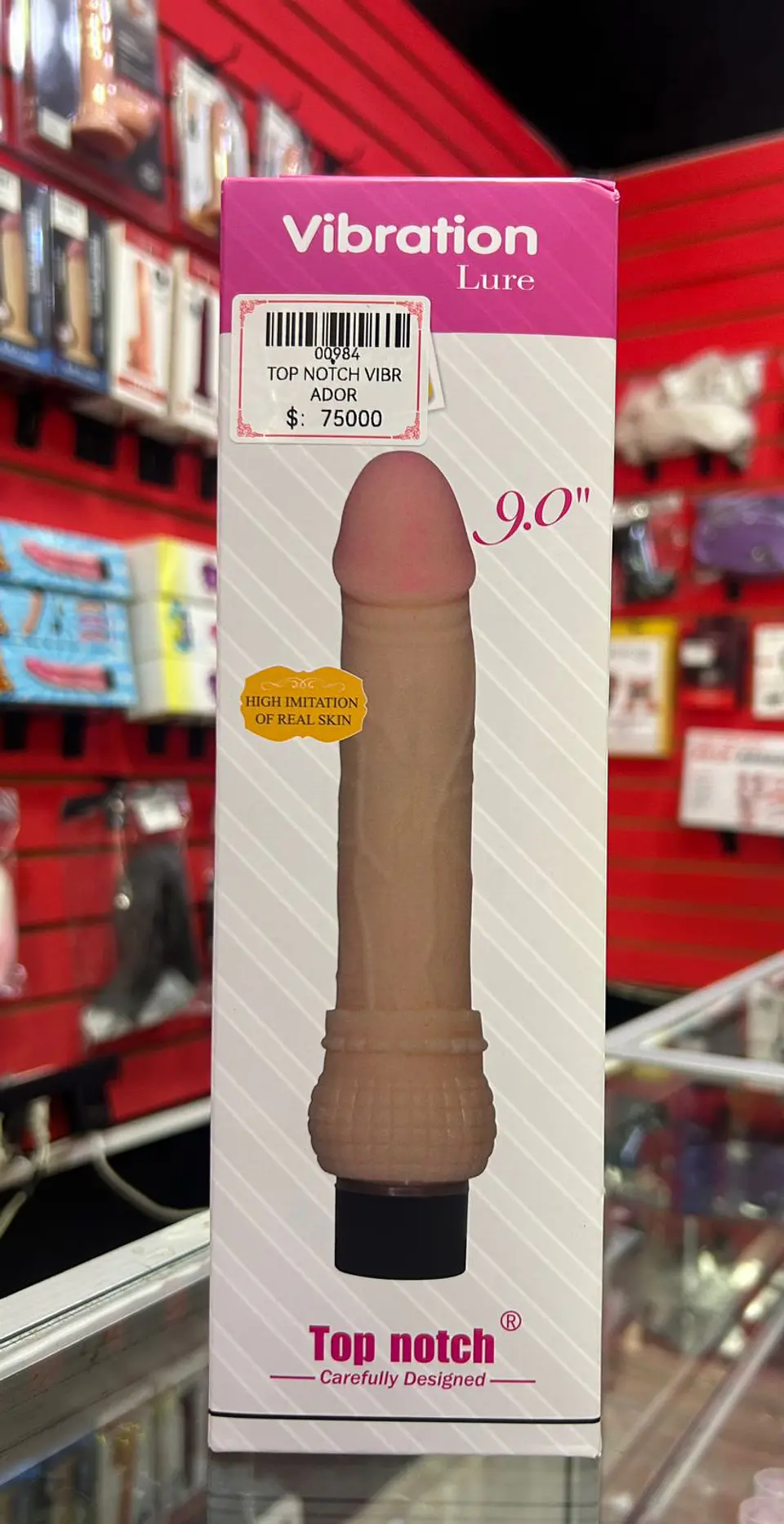 VIBRADOR TEXTURIZADO TOP NOTCH  1