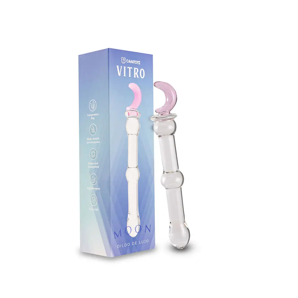 DILDO DE VIDRIO - MOON  1