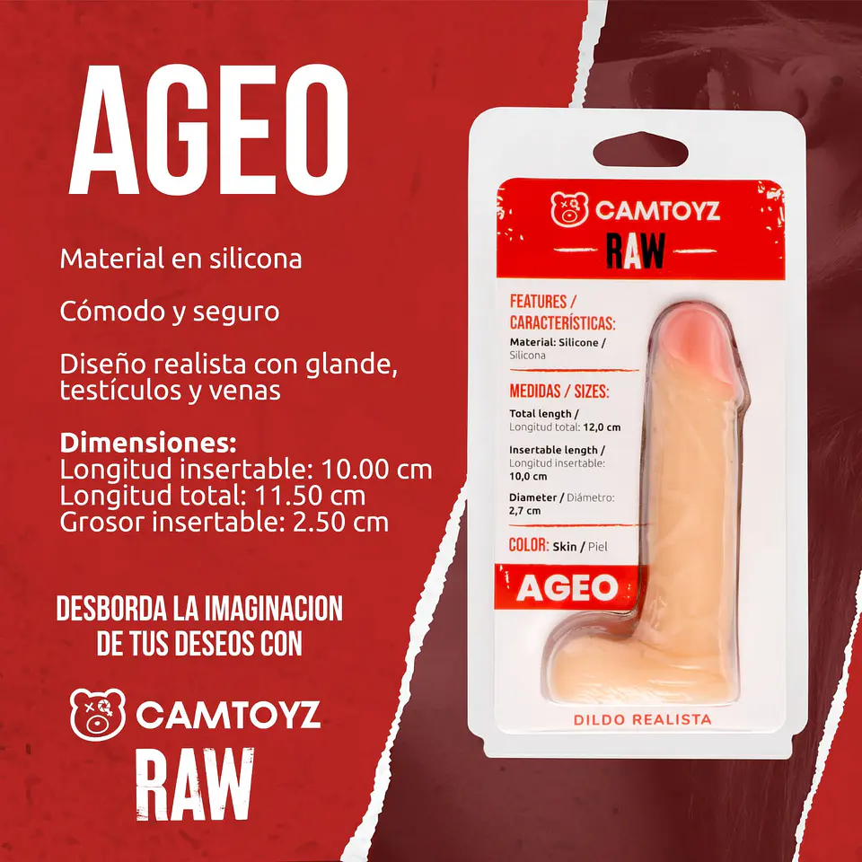 DILDO REALISTA - AGEO MINI  5