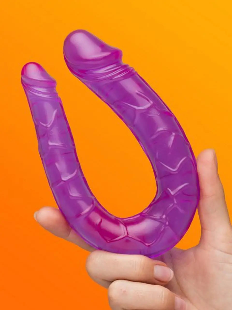 DILDO DOBLE PENETRACIÓN PURPLE  2