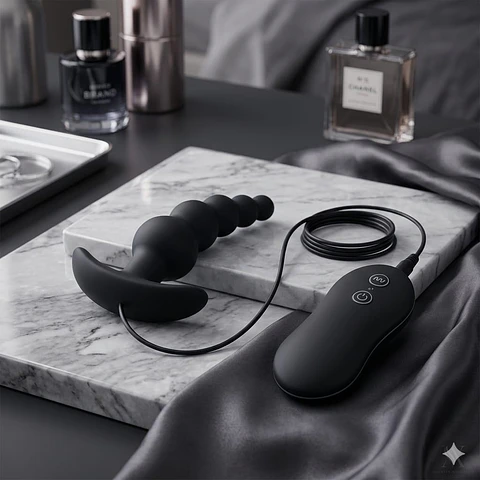 VIBRADOR ANAL CON CONTROL 