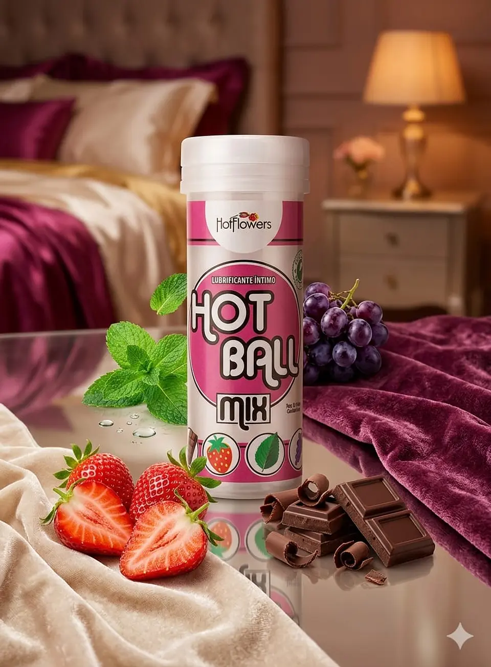 LUBRICANTE HOT BALL X4  1