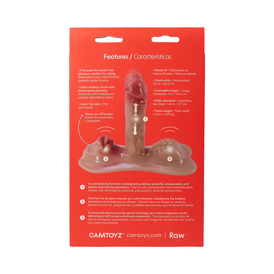 VIBRADOR MONTABLE 3 EN 1 - RIDE ON  3