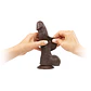 DILDO REALISTA - GALEN CHOCOLATE - Miniatura 2