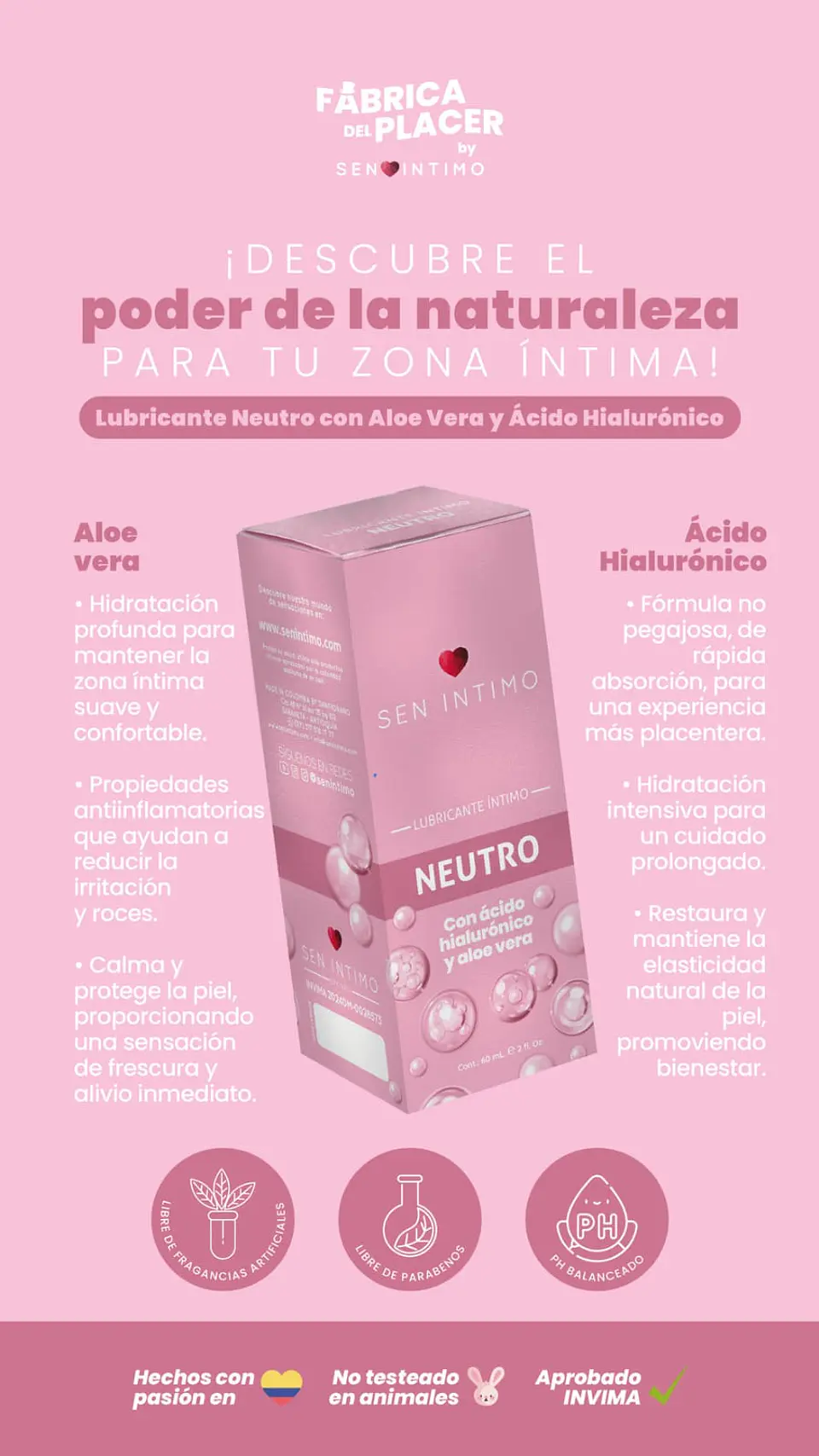 LUBRICANTE NEUTRO ÁCIDO HIALURÓNICO Y ALOE VERA 3