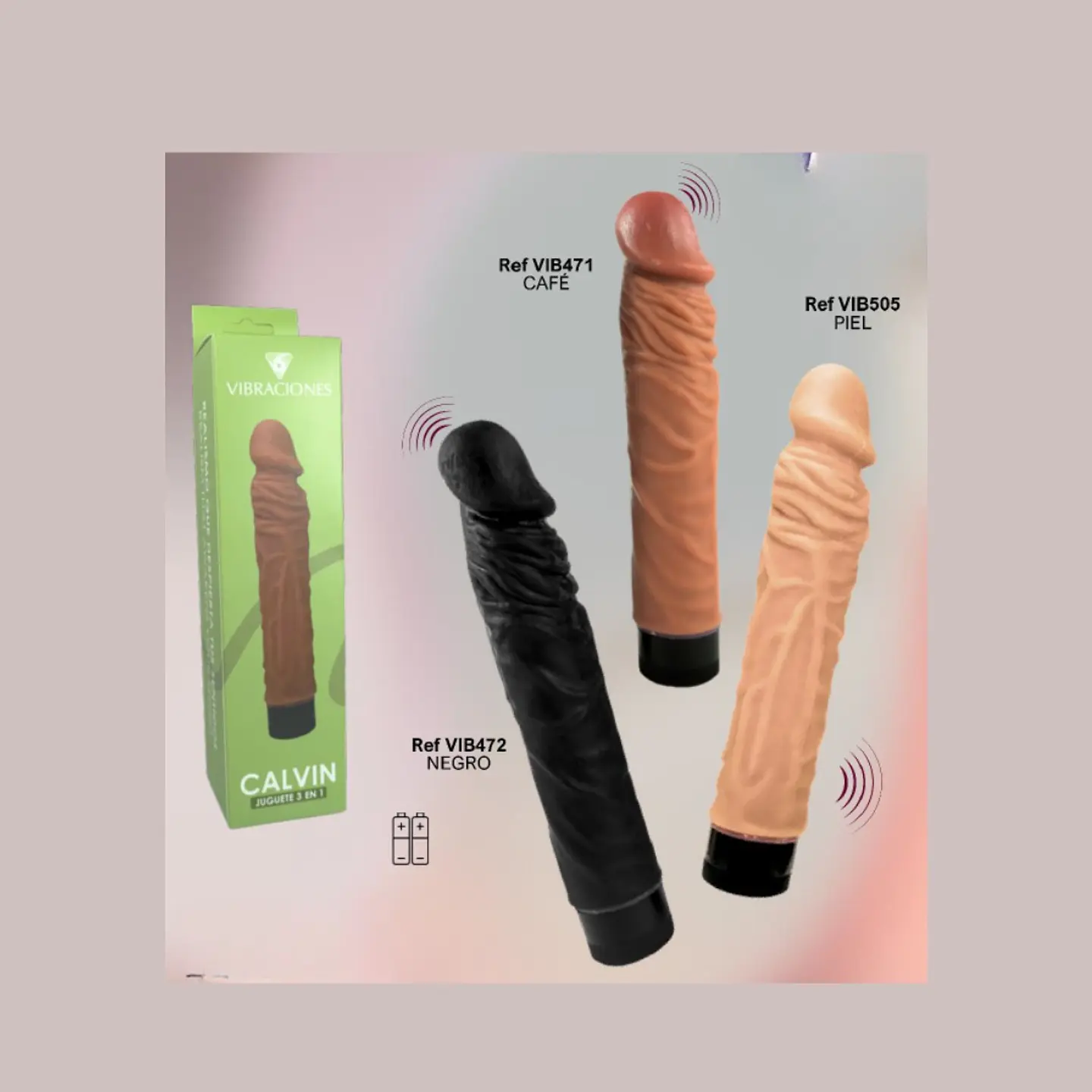 VIBRADOR 3 EN 1 - CALVIN 1