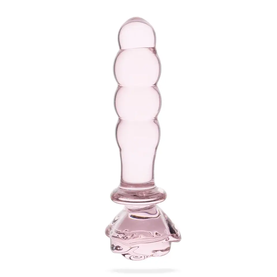 DILDO VIDRIO - ROSA 1