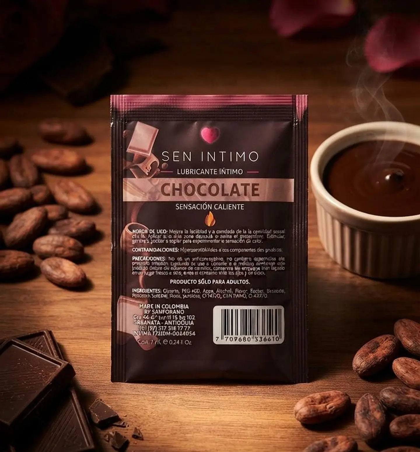 SACHET LUBRICANTE CHOCOLATE 1