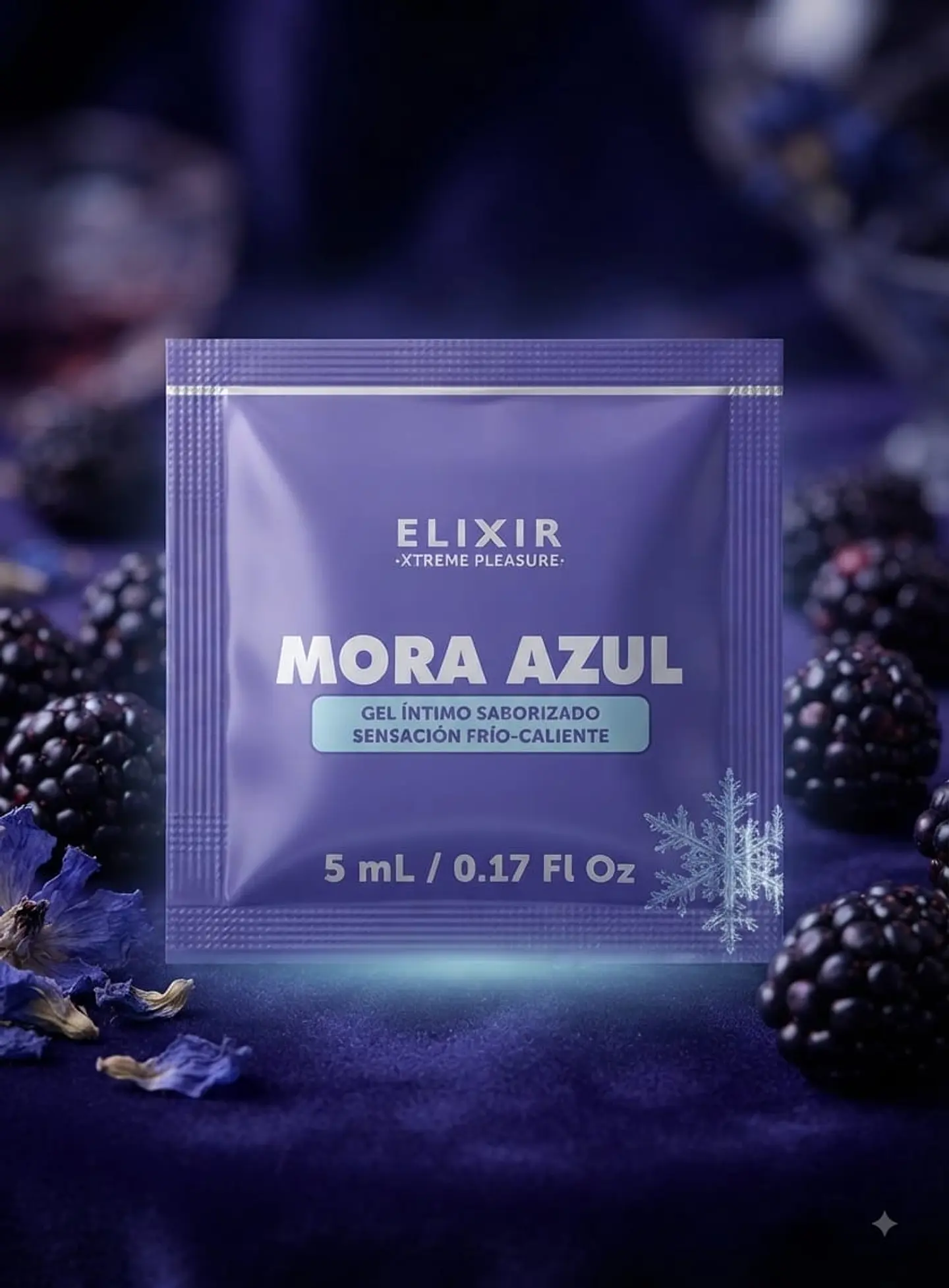 SACHET LUBRICANTE MORA AZUL 1