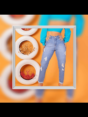 JEANS CON CADENA ¡ OFERTA!