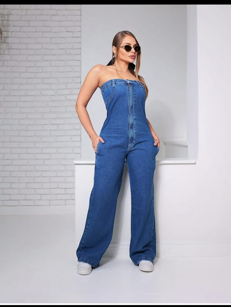 Enterito de Jeans – Estilo Total Denim 1