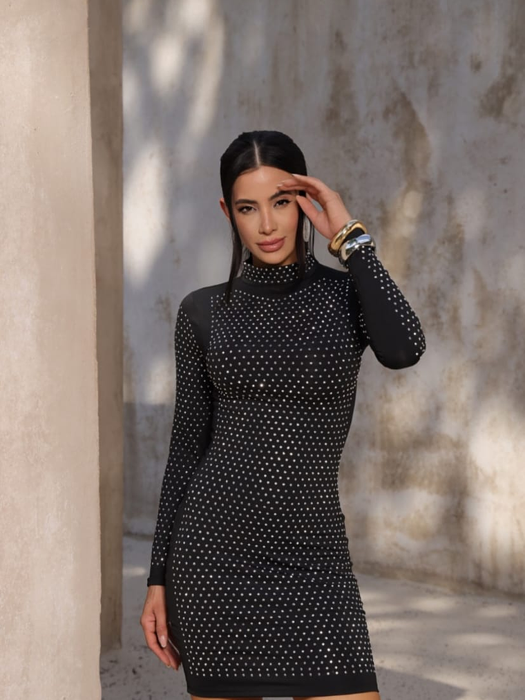 VESTIDO NEGRO DIAMANTE  1