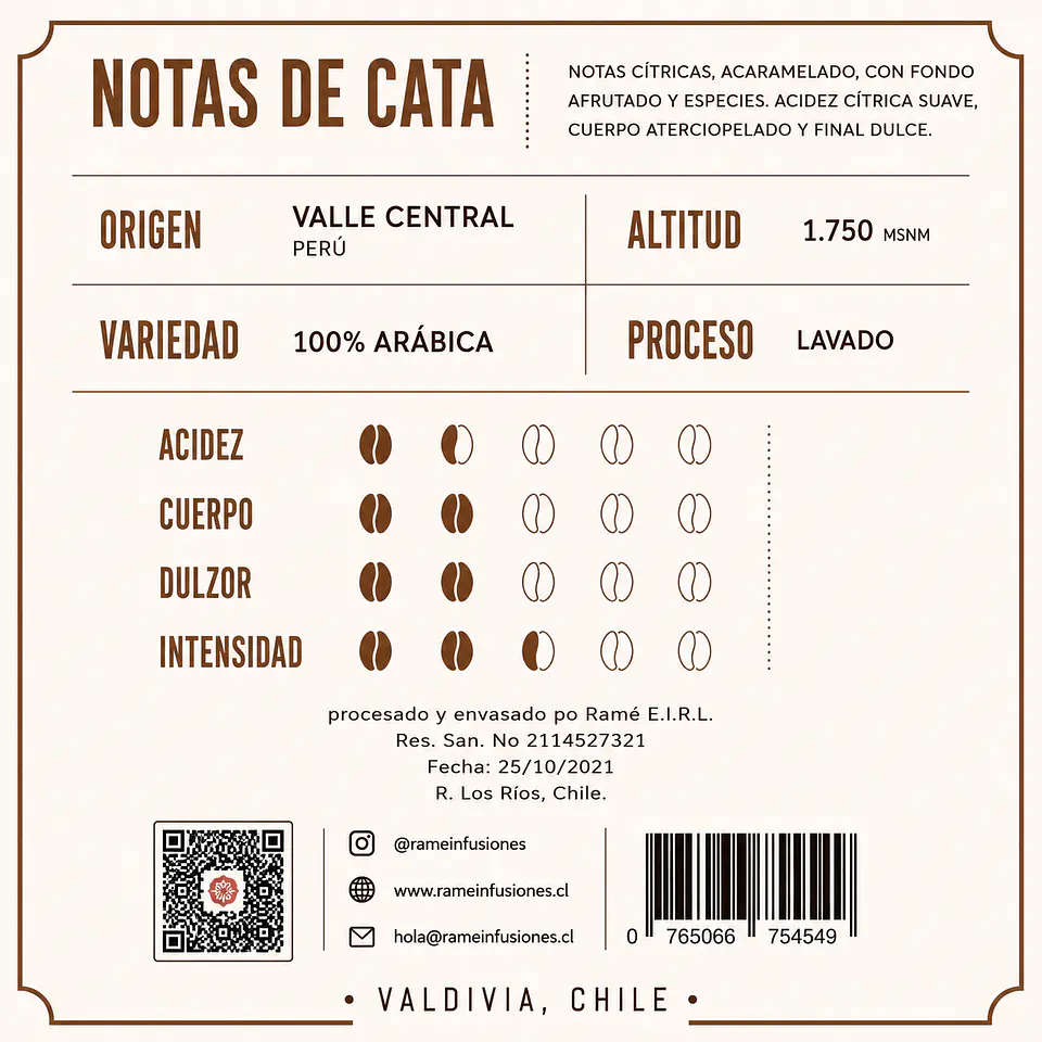 CAFE VALLE CENTRAL 2
