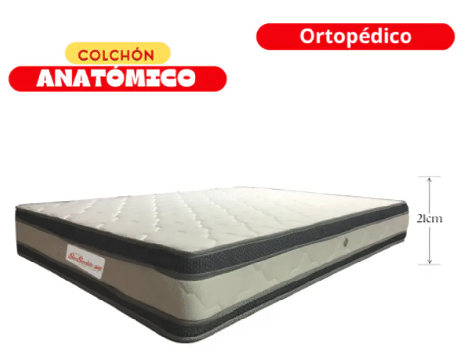Colchones Ortopédicos de alta densidad para descanso Ergonómico para reducir el dolor. 3