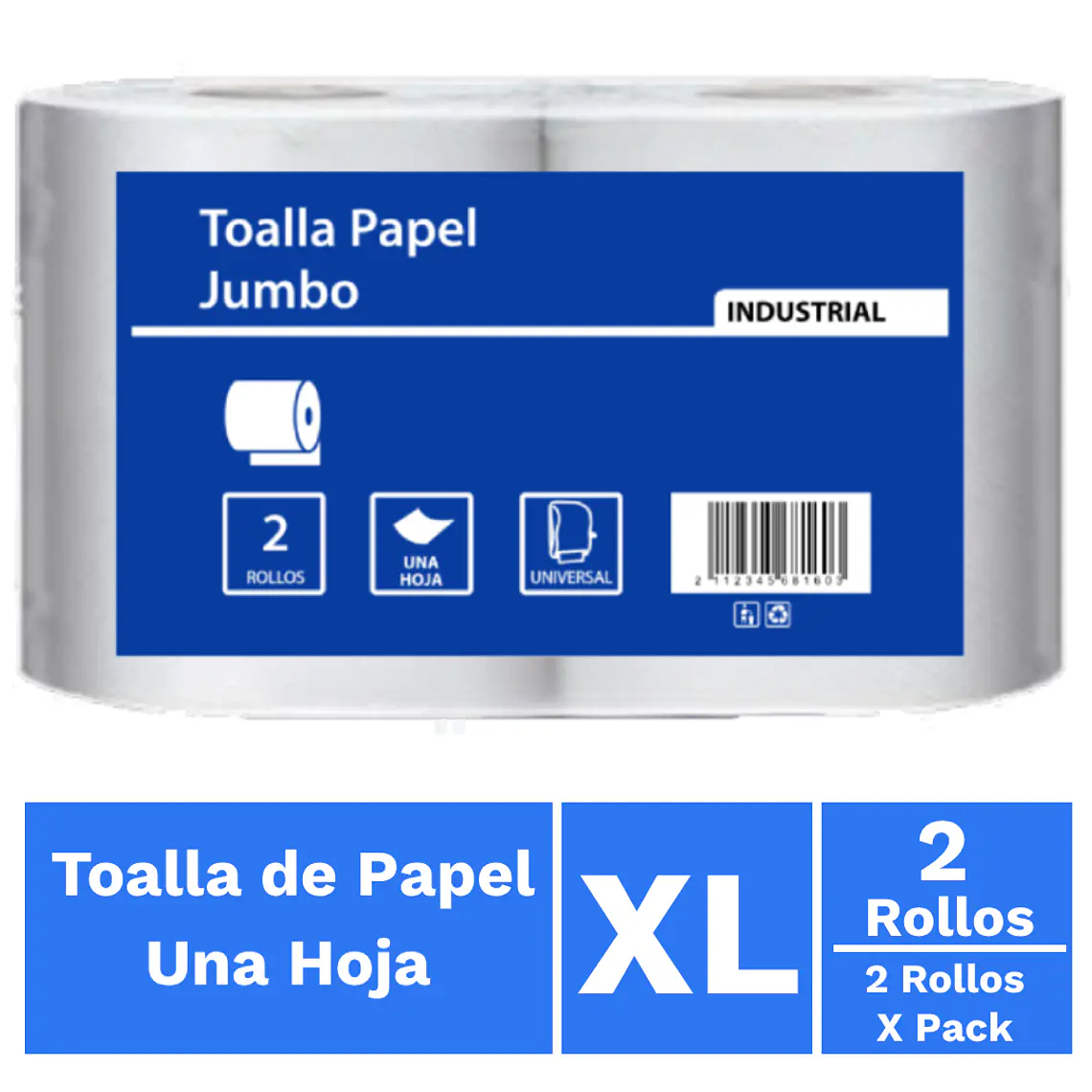 TOALLA DE PAPEL JUMBO XL 1