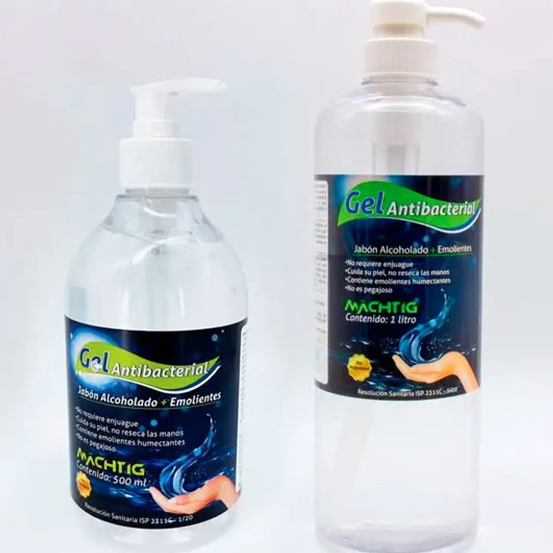 Alcohol Gel Antibacterial Machtig 1 Lts , 12 UN En Caja 1